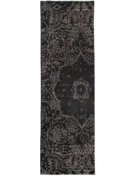Vintage Teppich  schwarz <br/>310 x 102 cm