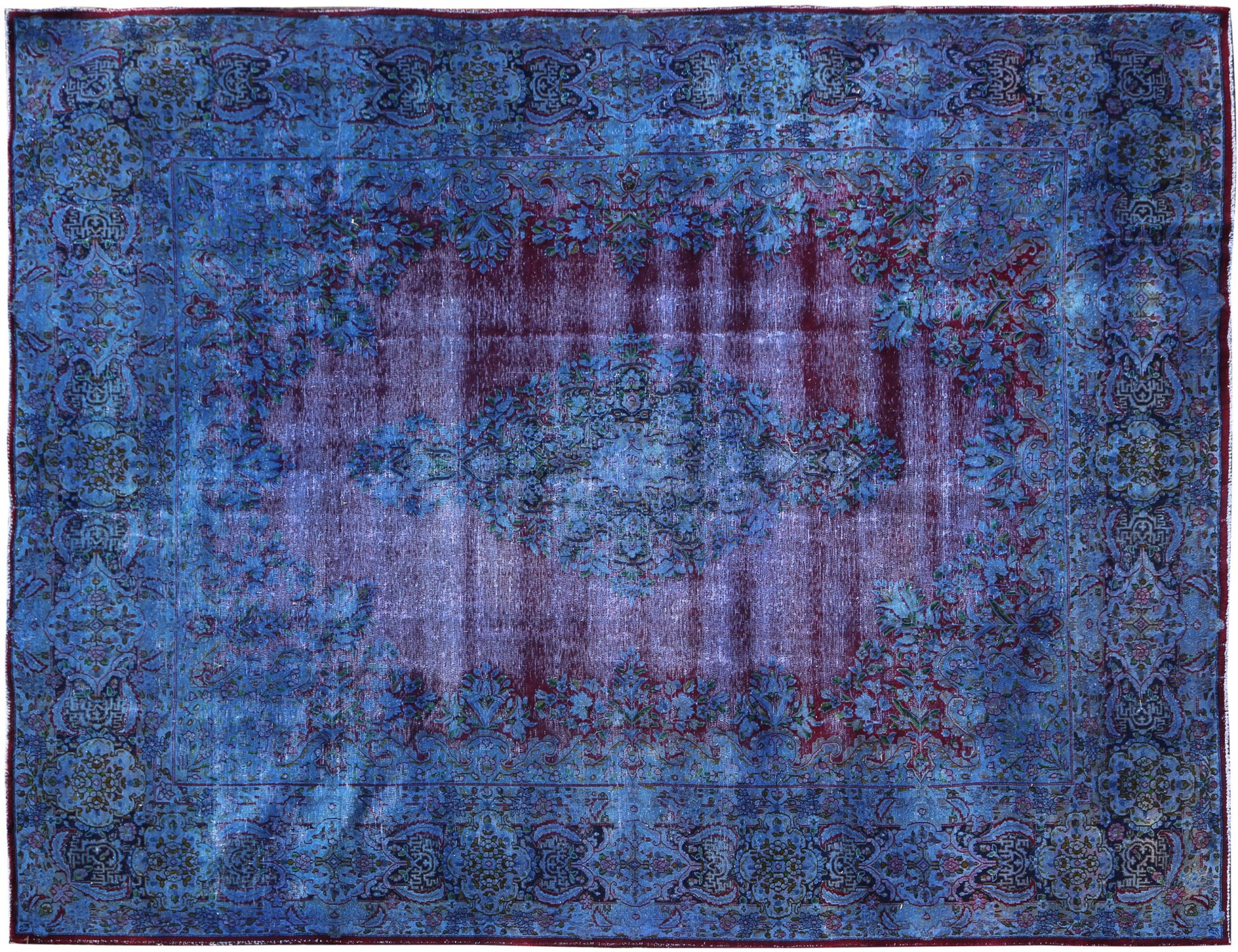 Vintage kerman  blu <br/>409 x 300 cm