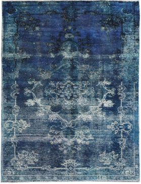 Vintage Teppich 250 X 143 blau