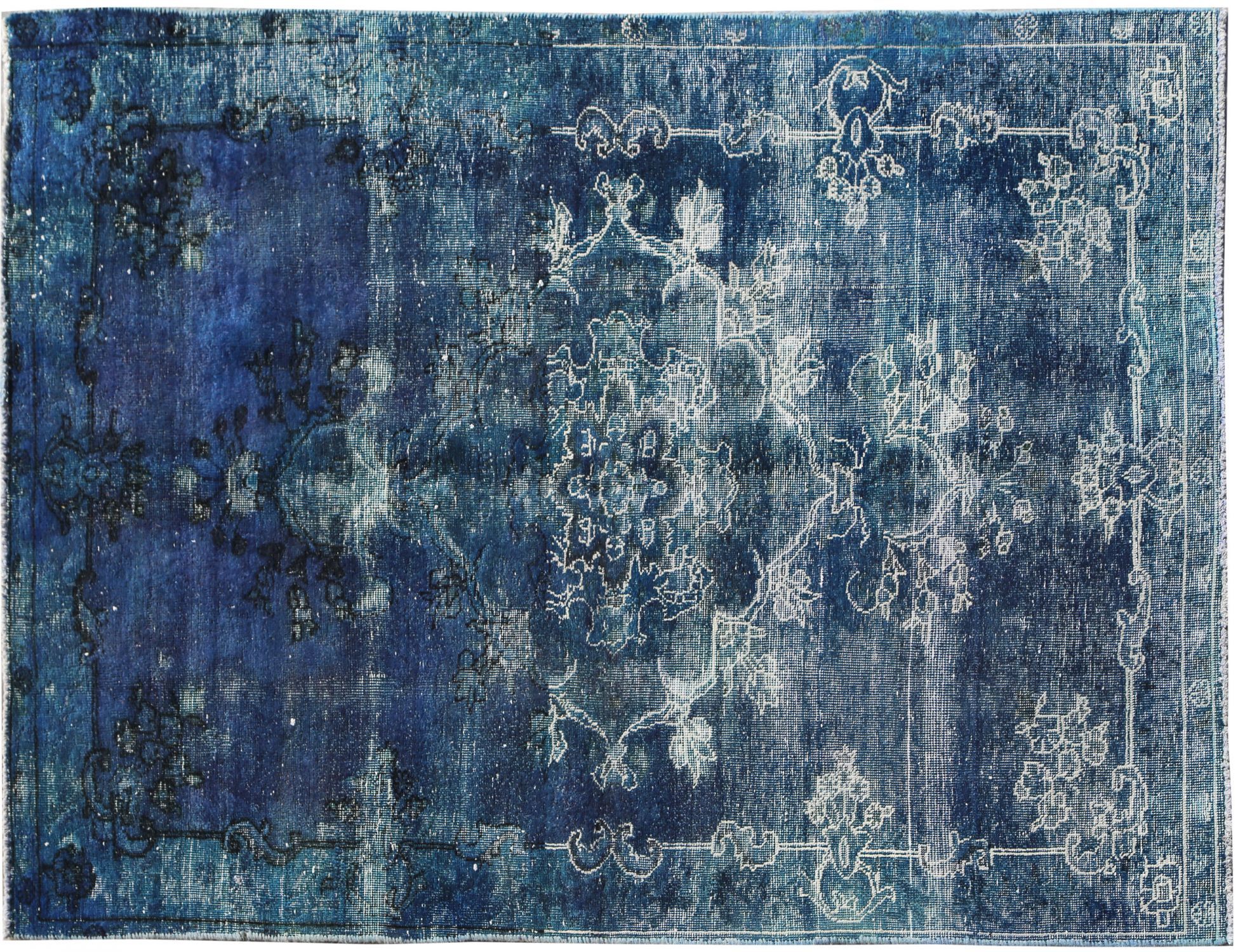 Tappeto Vintage  blu <br/>250 x 143 cm