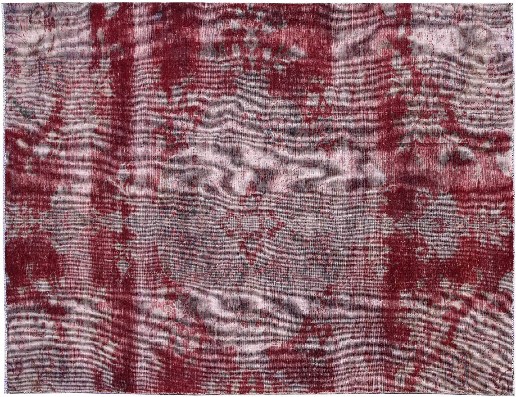 Retro Teppich  rot <br/>290 x 170 cm