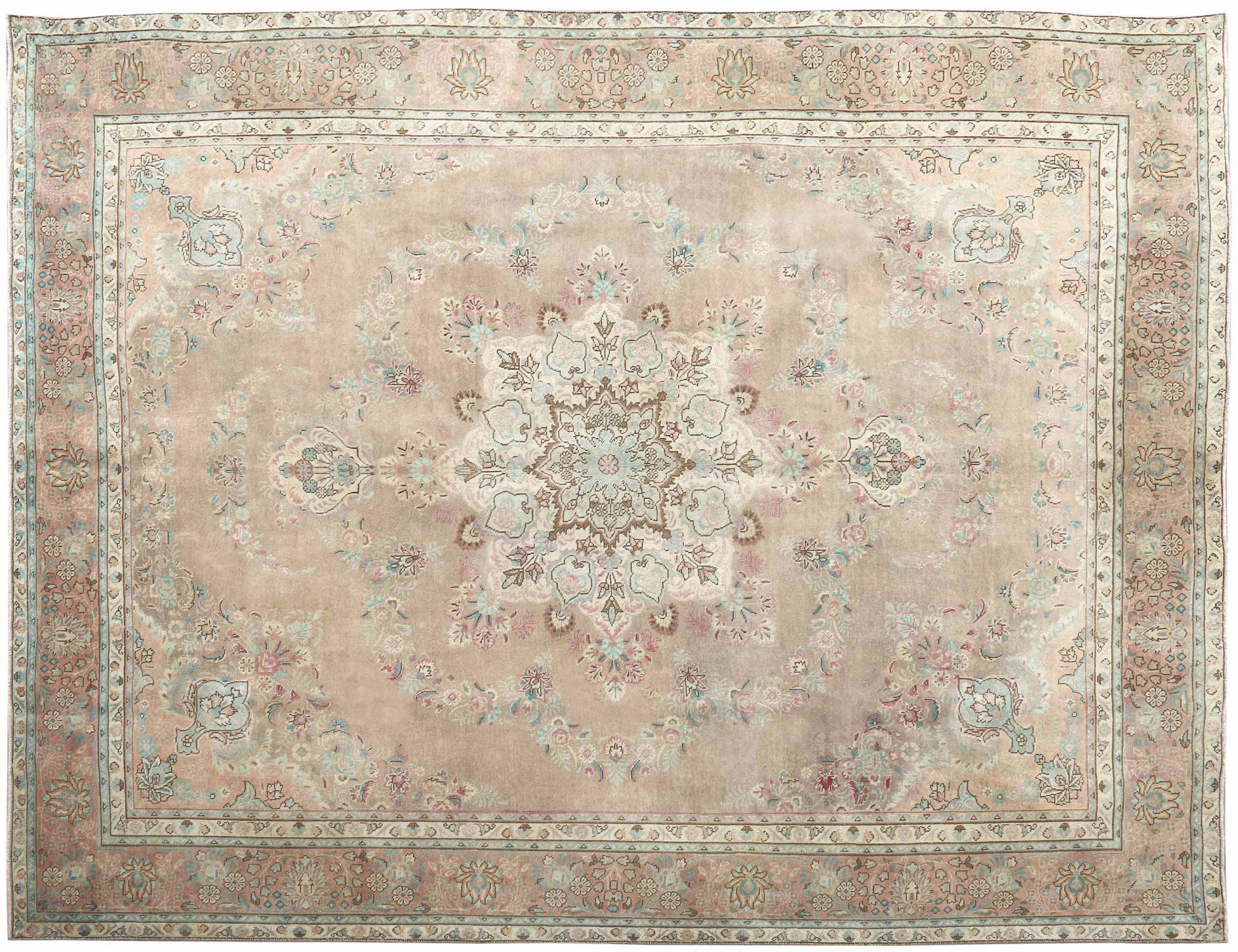 Retro Matta  beige <br/>390 x 295 cm