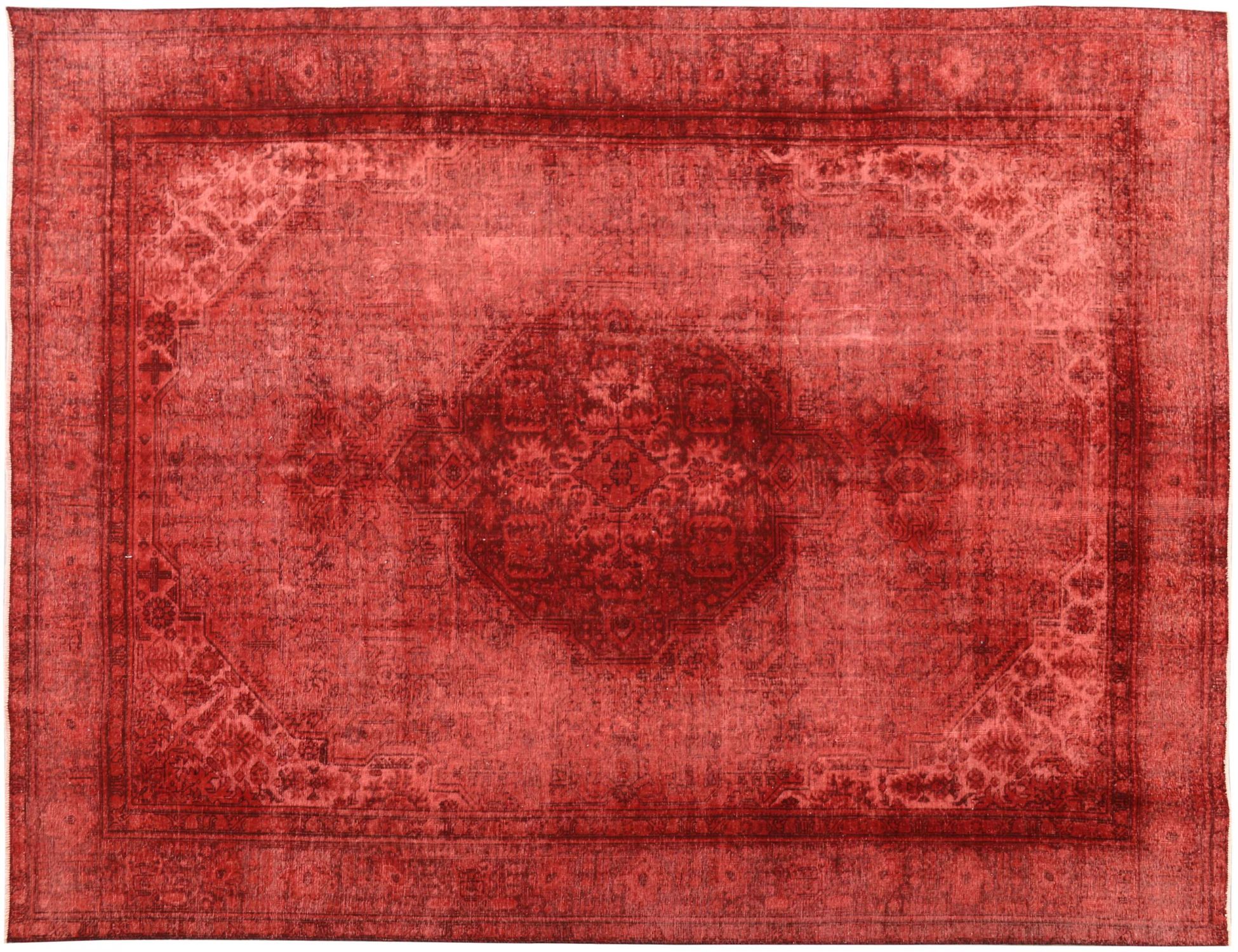 Vintage Teppich  rot <br/>374 x 304 cm