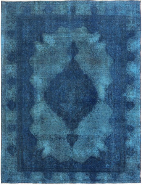Blau Persien Vintage Teppich 377 x 305 cm