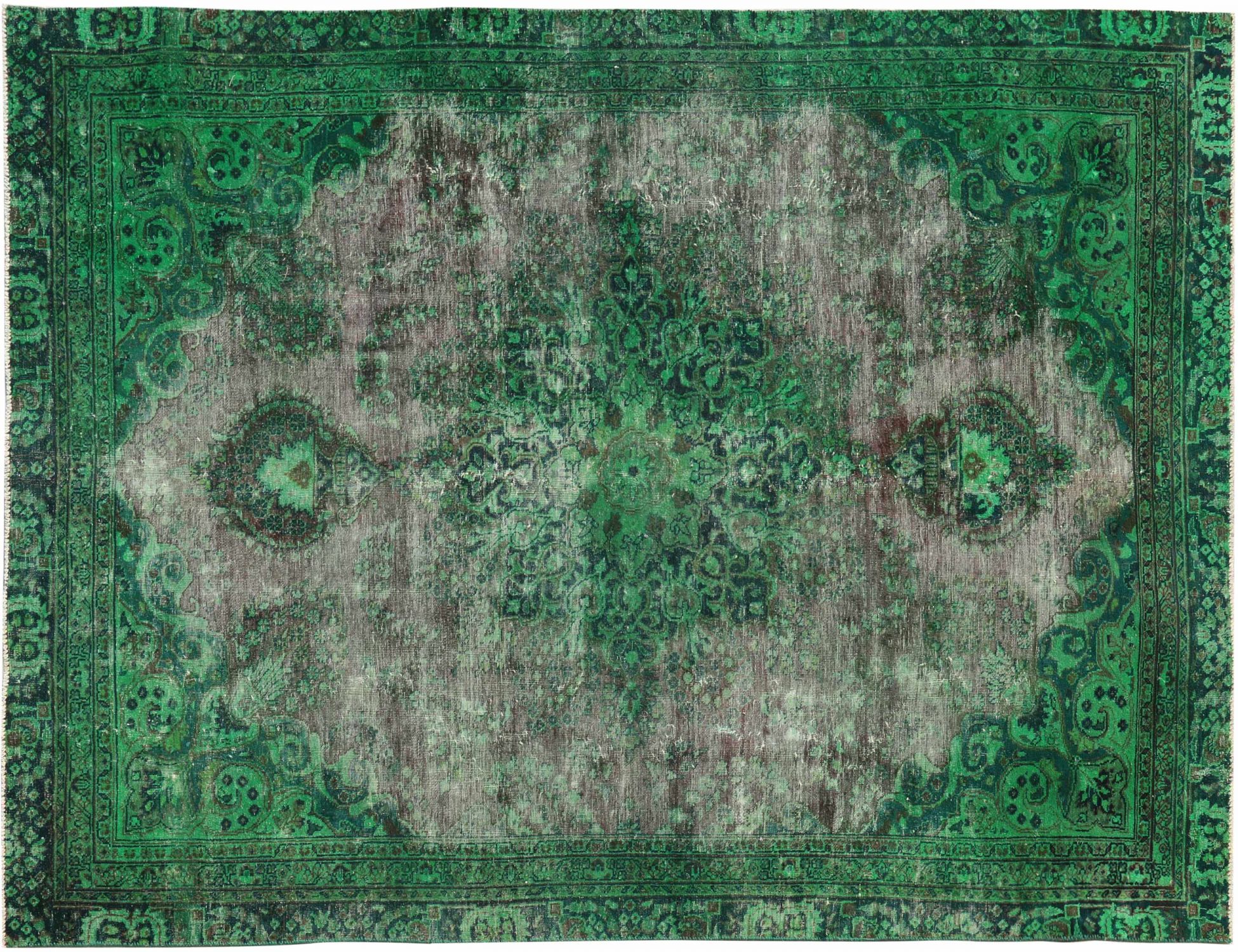 Vintage Matta  grön <br/>280 x 196 cm