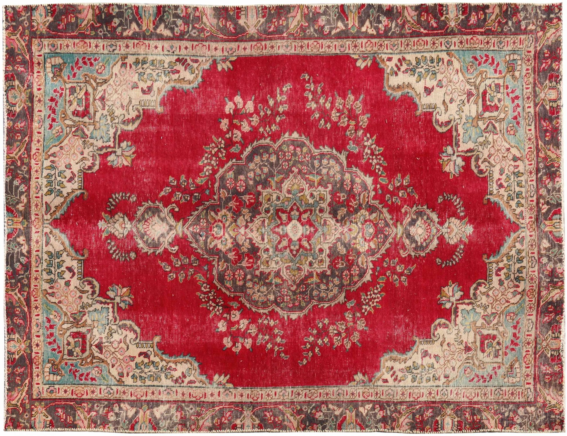 Retro Perserteppich  beige <br/>266 x 160 cm