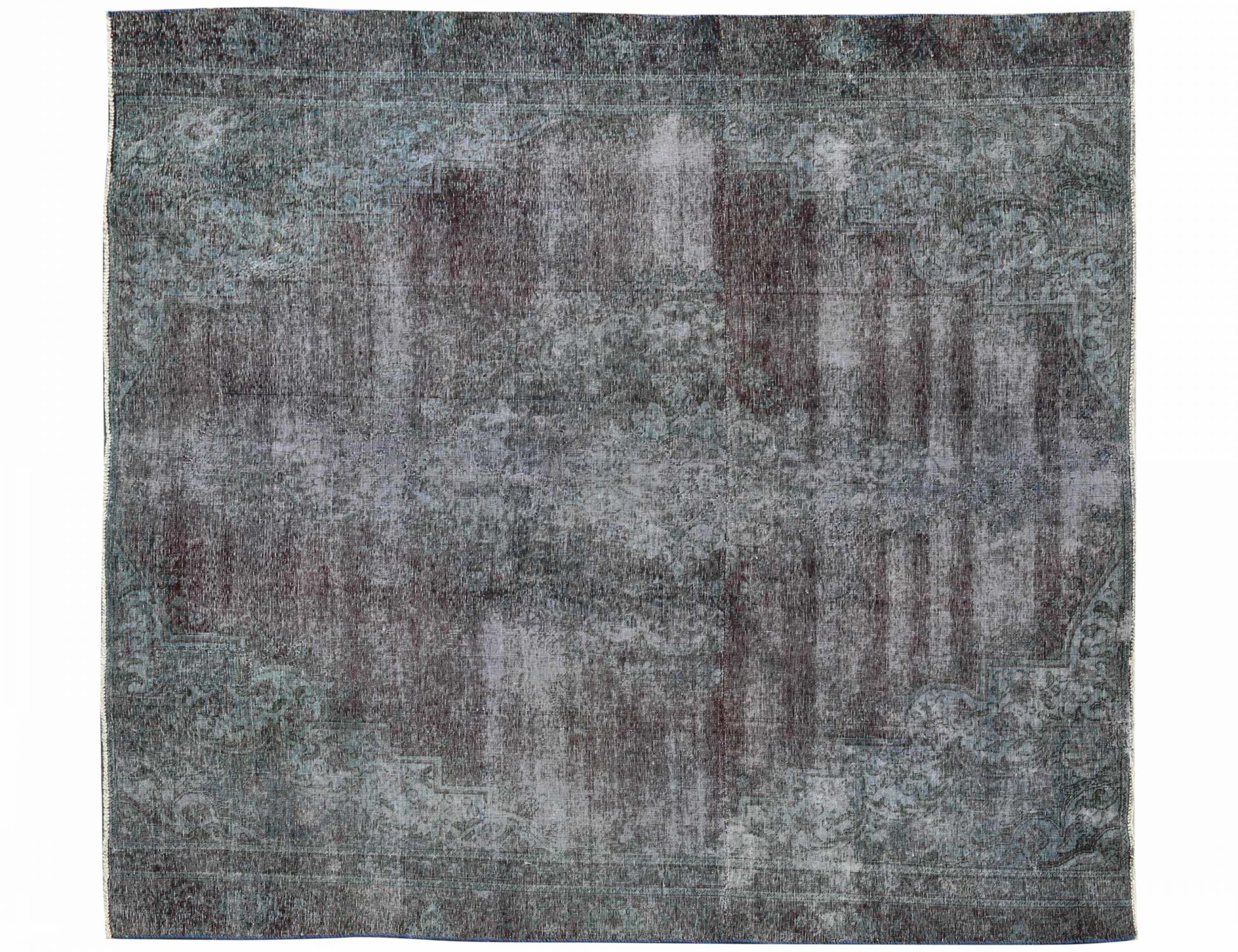 Quadrat Vintage Teppich  blau <br/>265 x 250 cm