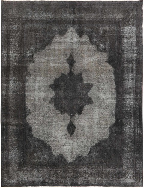 Schwarz Persien Vintage Teppich  388 x 295 cm