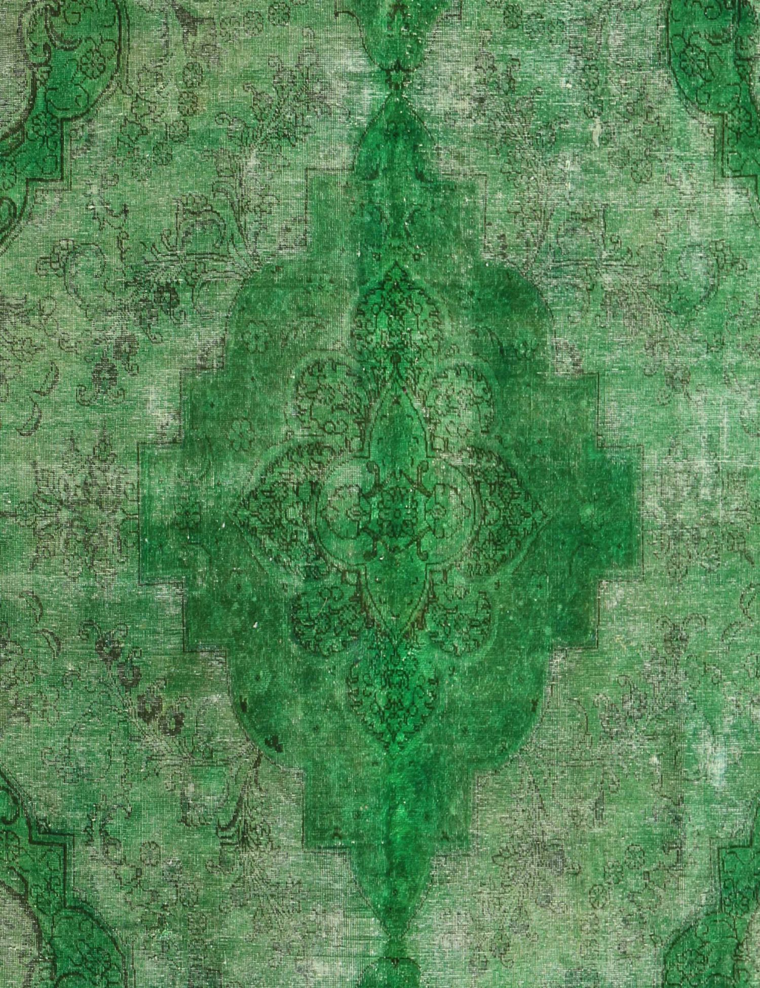 Vintage Teppich  grün <br/>385 x 288 cm