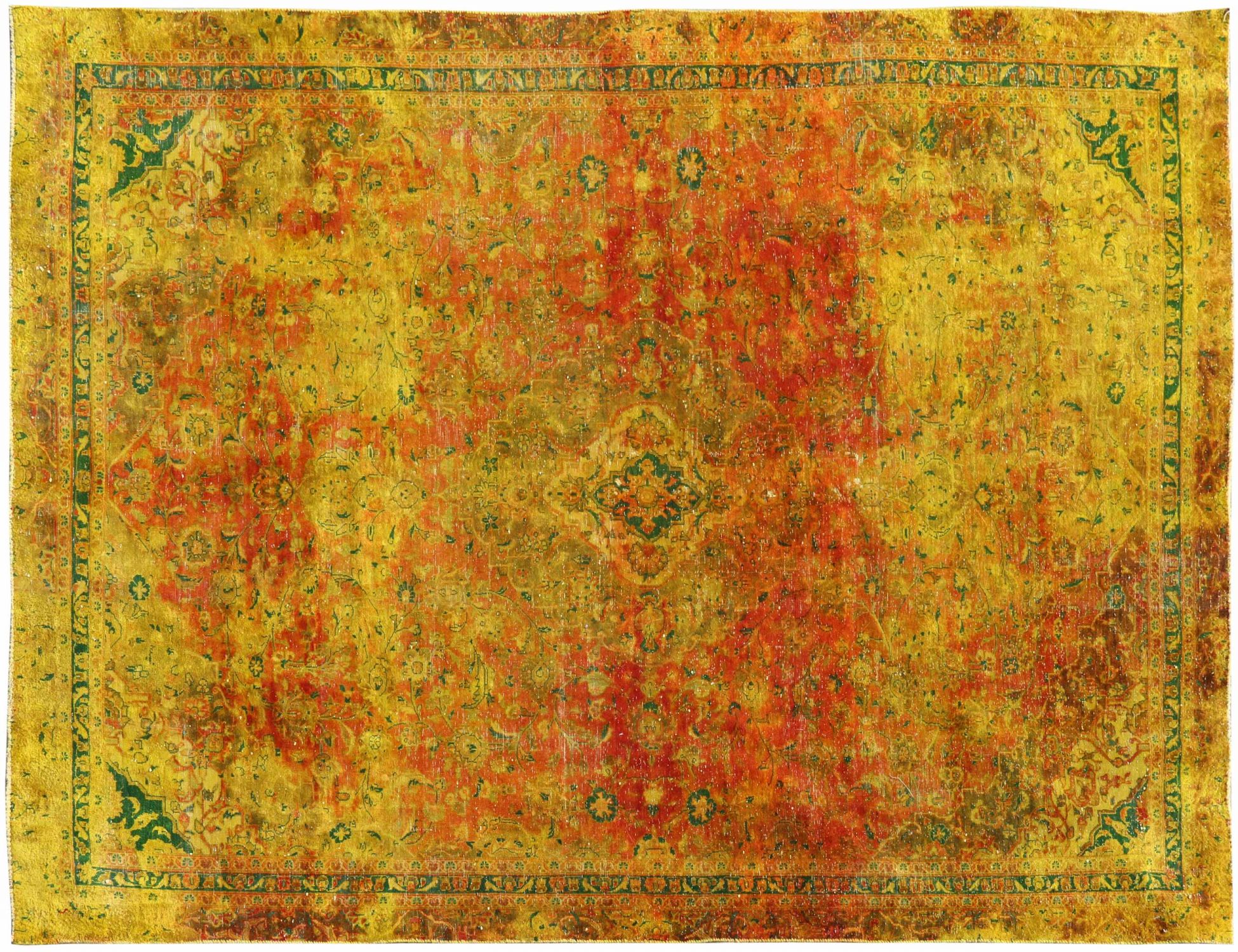 Tappeto Vintage  giallo <br/>337 x 240 cm