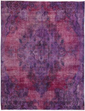 Quadrat Vintage Teppich  lila <br/>275 x 230 cm