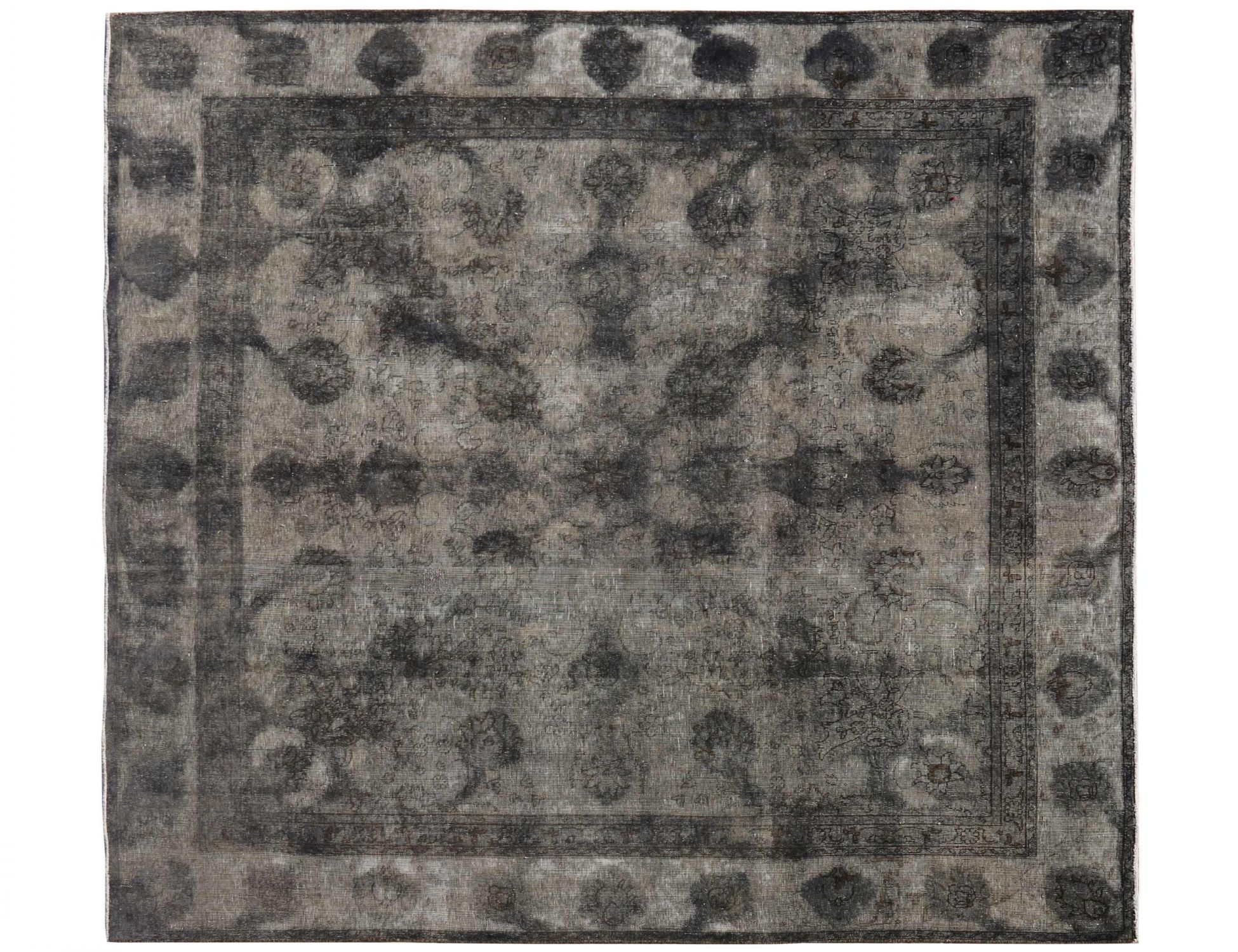 Tappeto Vintage  nero <br/>273 x 273 cm
