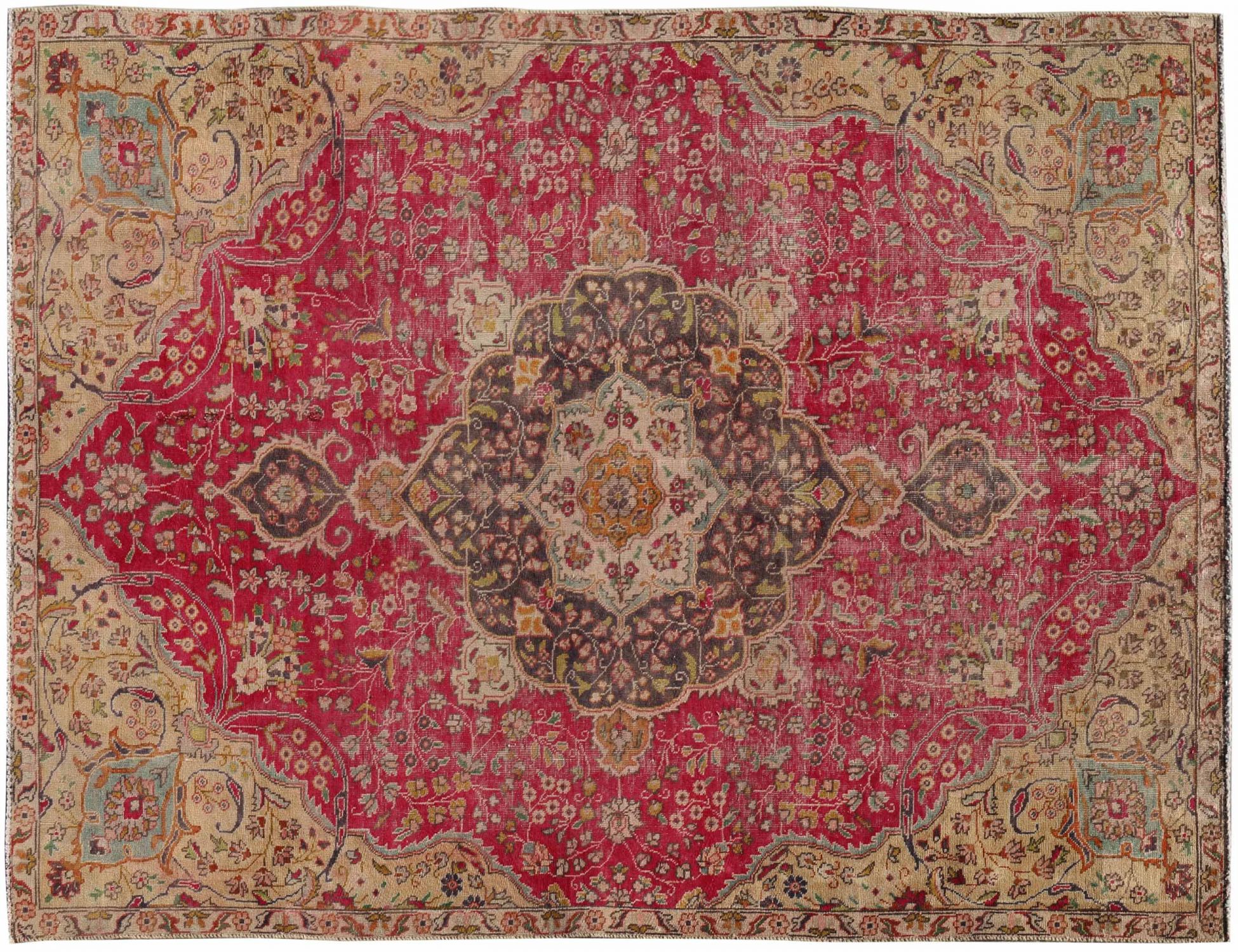 Retro Perserteppich  beige <br/>270 x 170 cm