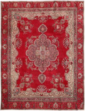 Retro Rug 376 X 268 red 