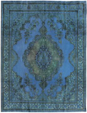 Alfombra vintage 382 X 287 azul