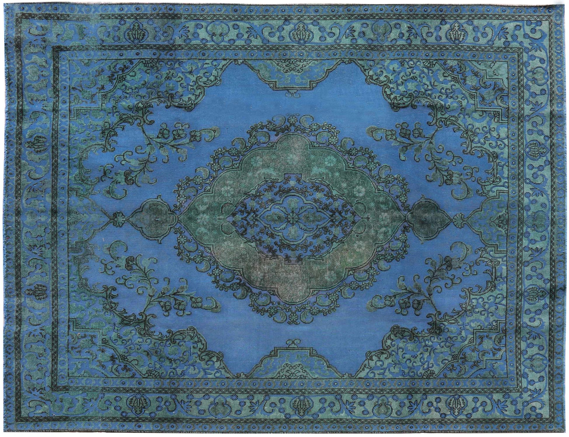 Vintage Teppich  blau <br/>382 x 287 cm