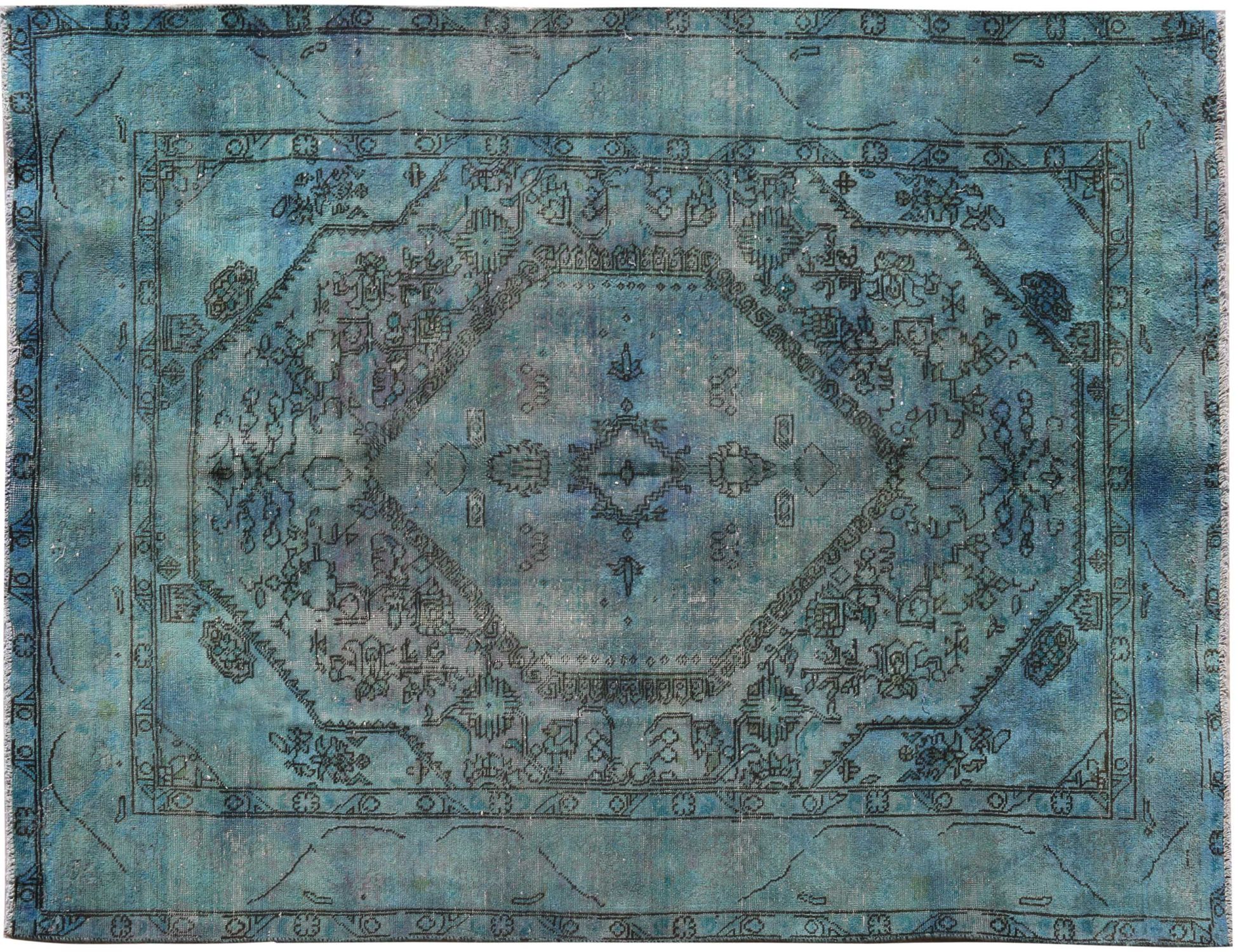 Tappeto Vintage  blu <br/>285 x 190 cm