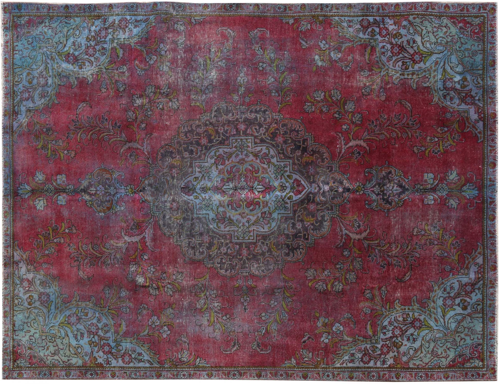 Tappeto Vintage  blu <br/>310 x 216 cm