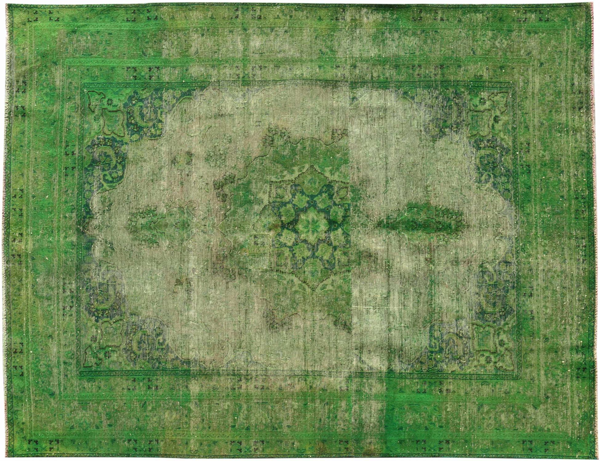 Vintage Teppich  grün <br/>268 x 186 cm