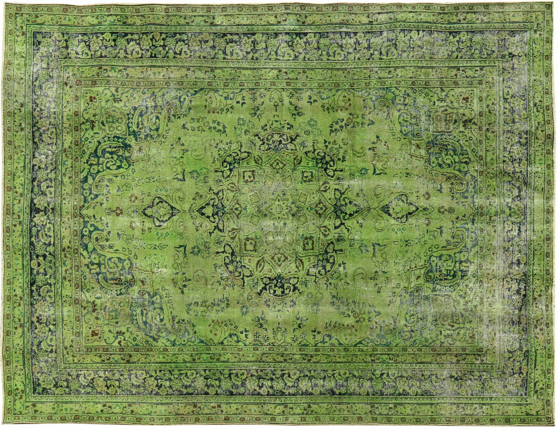 Vintage Teppich  grün <br/>316 x 240 cm