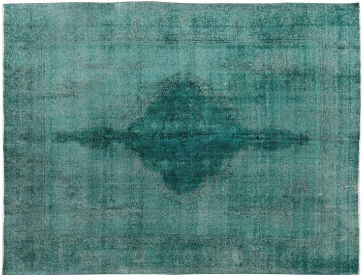 Grøn Persien Vintage Tæppe 364 x 293 cm