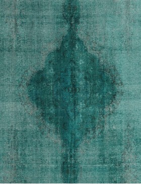 Grön Persien Vintage Matta  364 x 293 cm