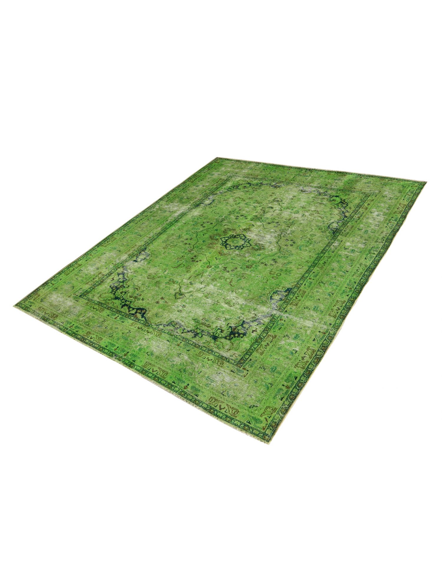 Vintage Teppich  grün <br/>284 x 194 cm