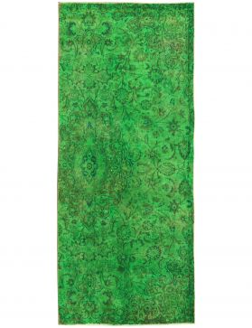 Alfombra vintage 283 X 133 verde