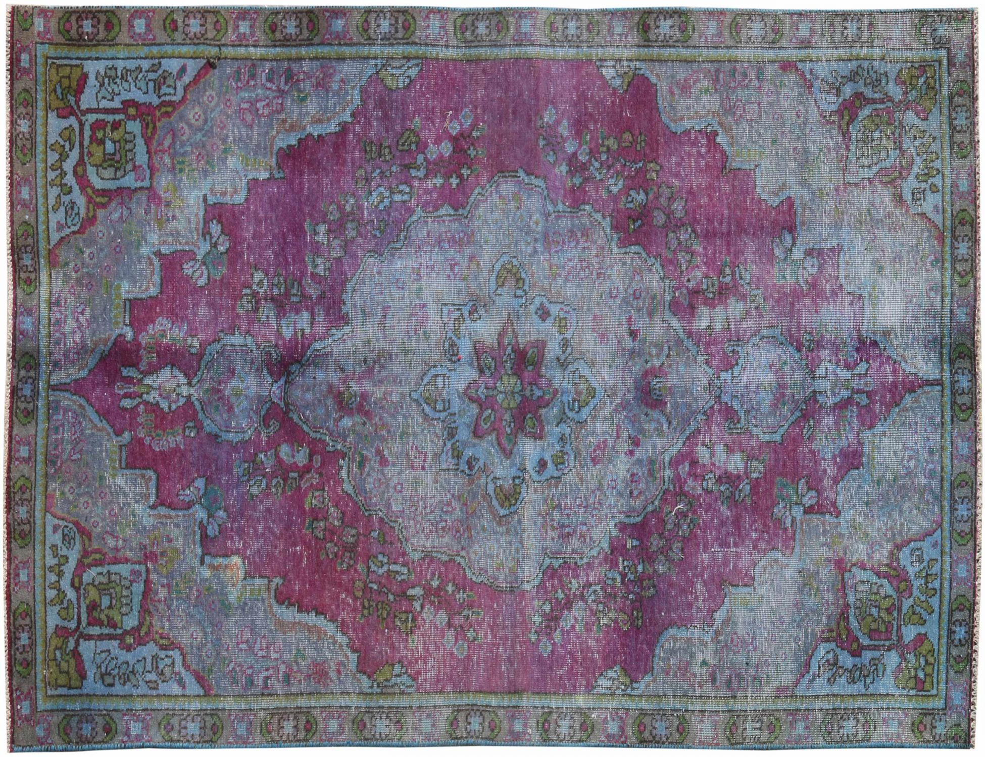 Tappeto Vintage  blu <br/>237 x 137 cm
