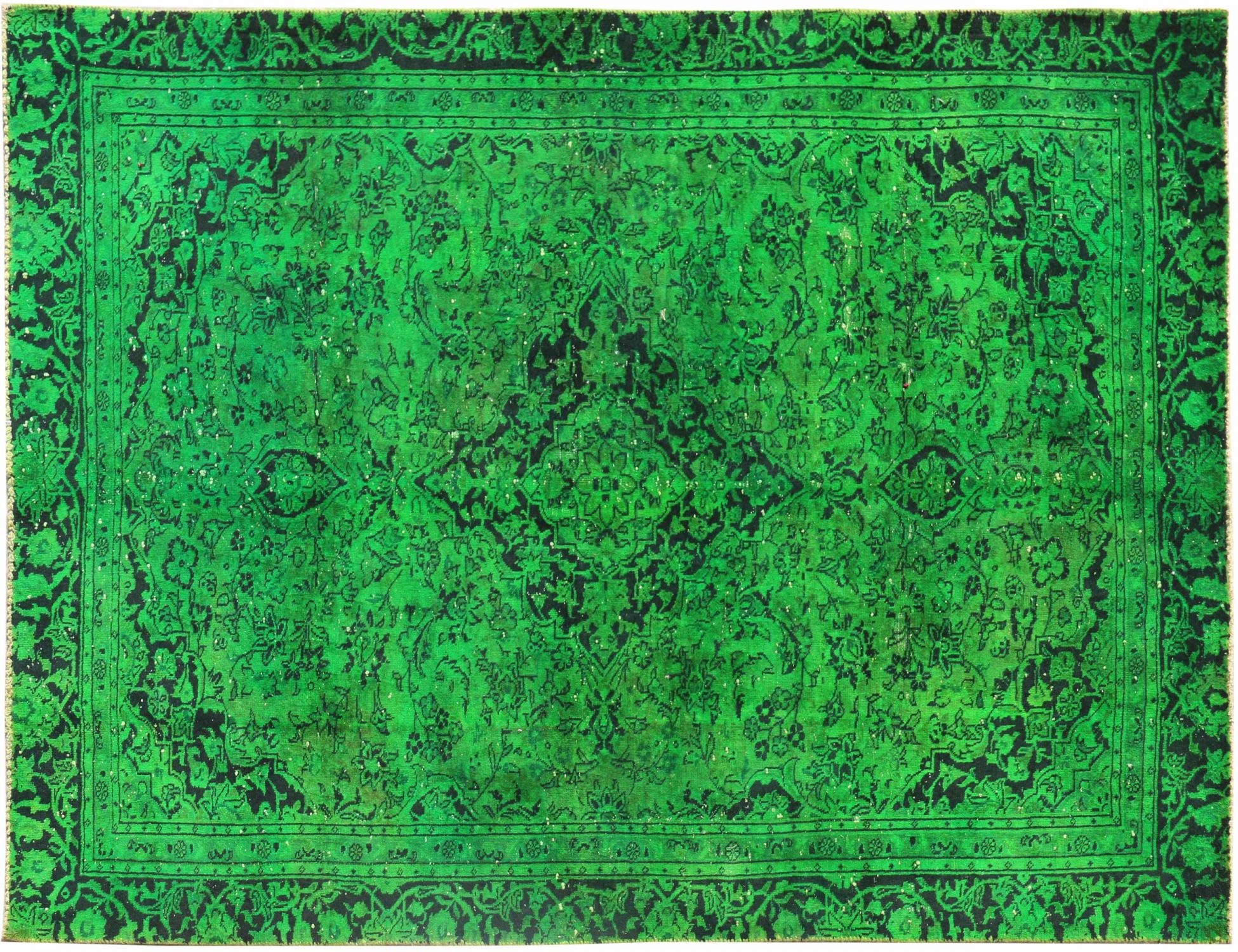 Vintage Teppich  grün <br/>250 x 173 cm
