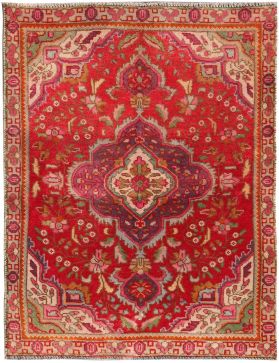Retro Rug  red  <br/>137 x 90 cm