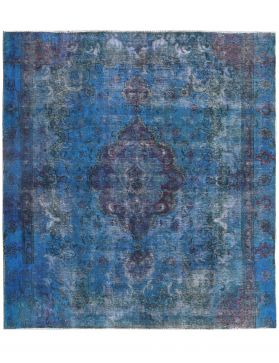 Alfombra vintage 283 X 257 azul