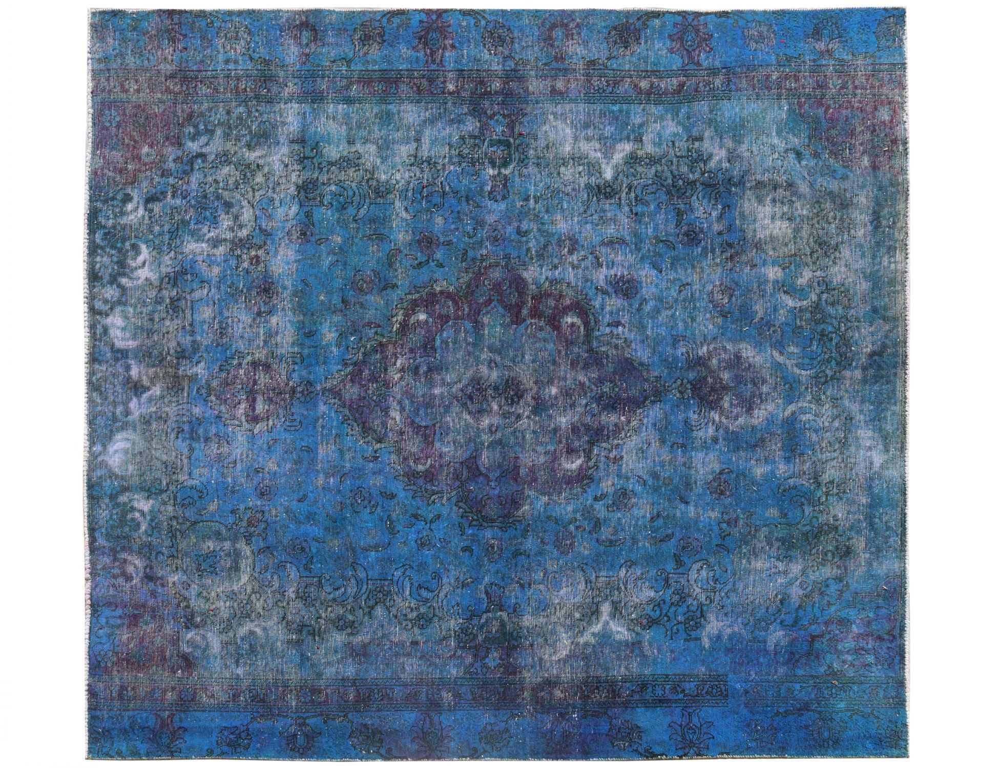 Tappeto Vintage  blu <br/>283 x 254 cm