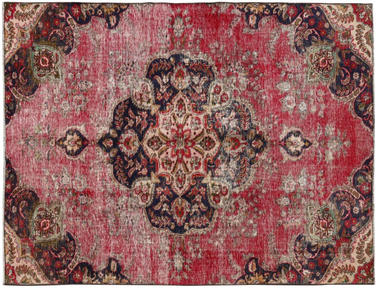 Blau Persien Retro Perserteppich  300 x 183 cm