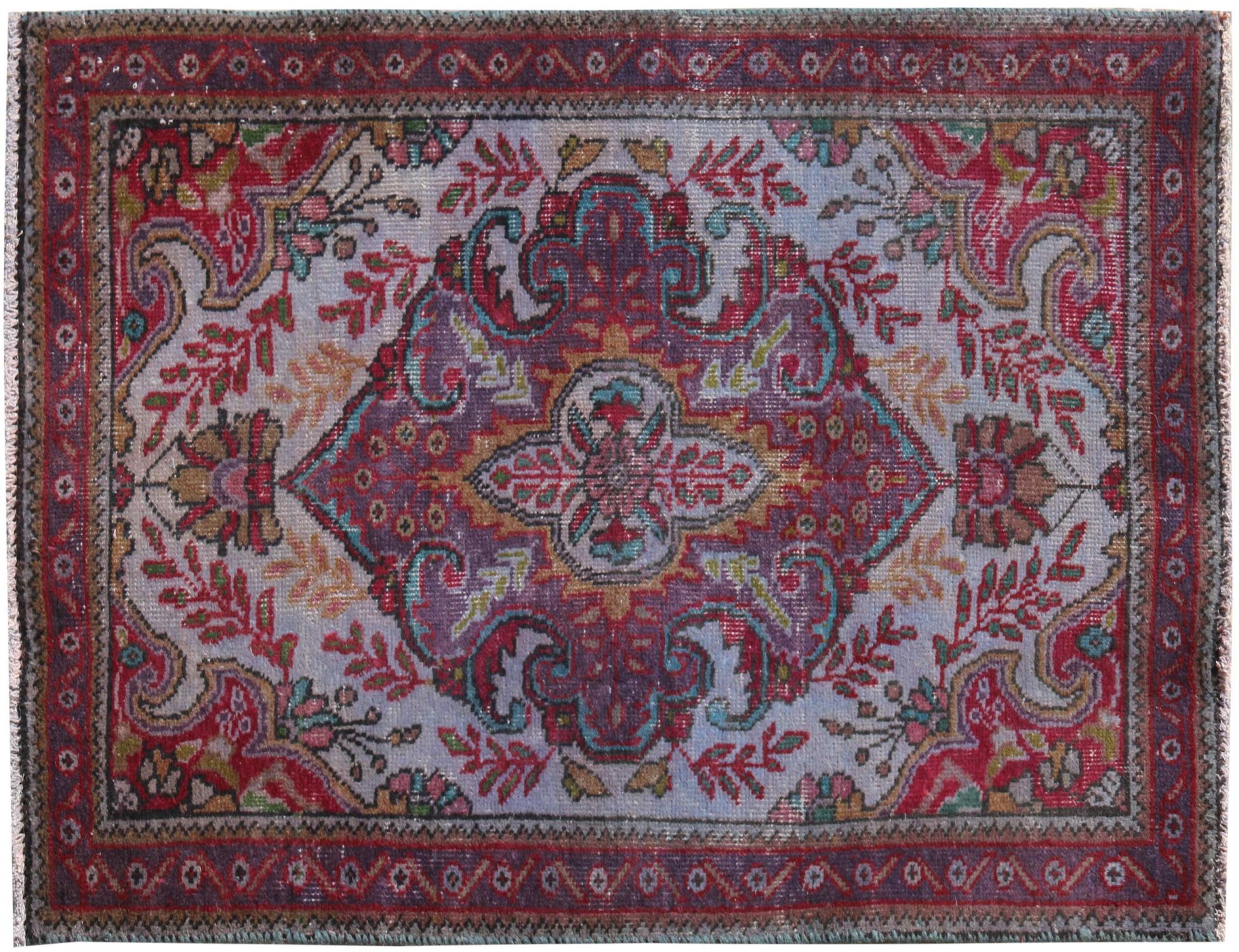 Tappeto Vintage  blu <br/>153 x 93 cm