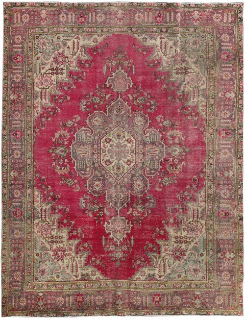 Beige Persien Retro Perserteppich 370 x 280 cm