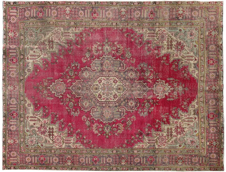 Beige Persan Tapis Persan Retro 370 x 280 cm