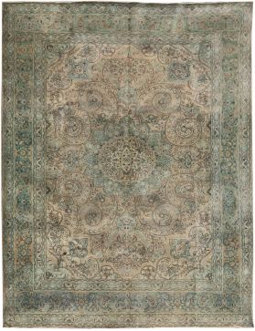Retro Perserteppich  beige <br/>395 x 290 cm