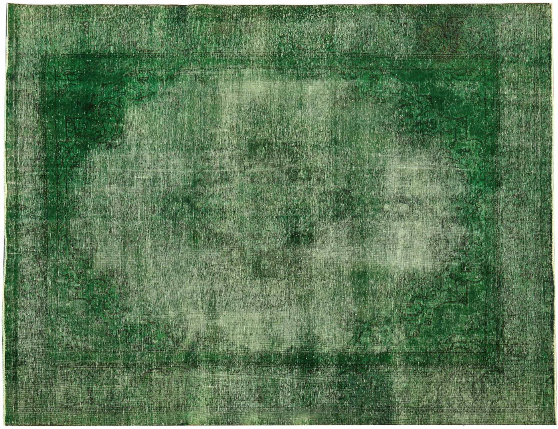 Vintage Teppich  grün <br/>300 x 250 cm