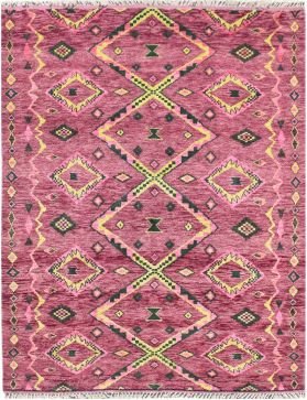 Tappeto Berber 313 x 233 rosa