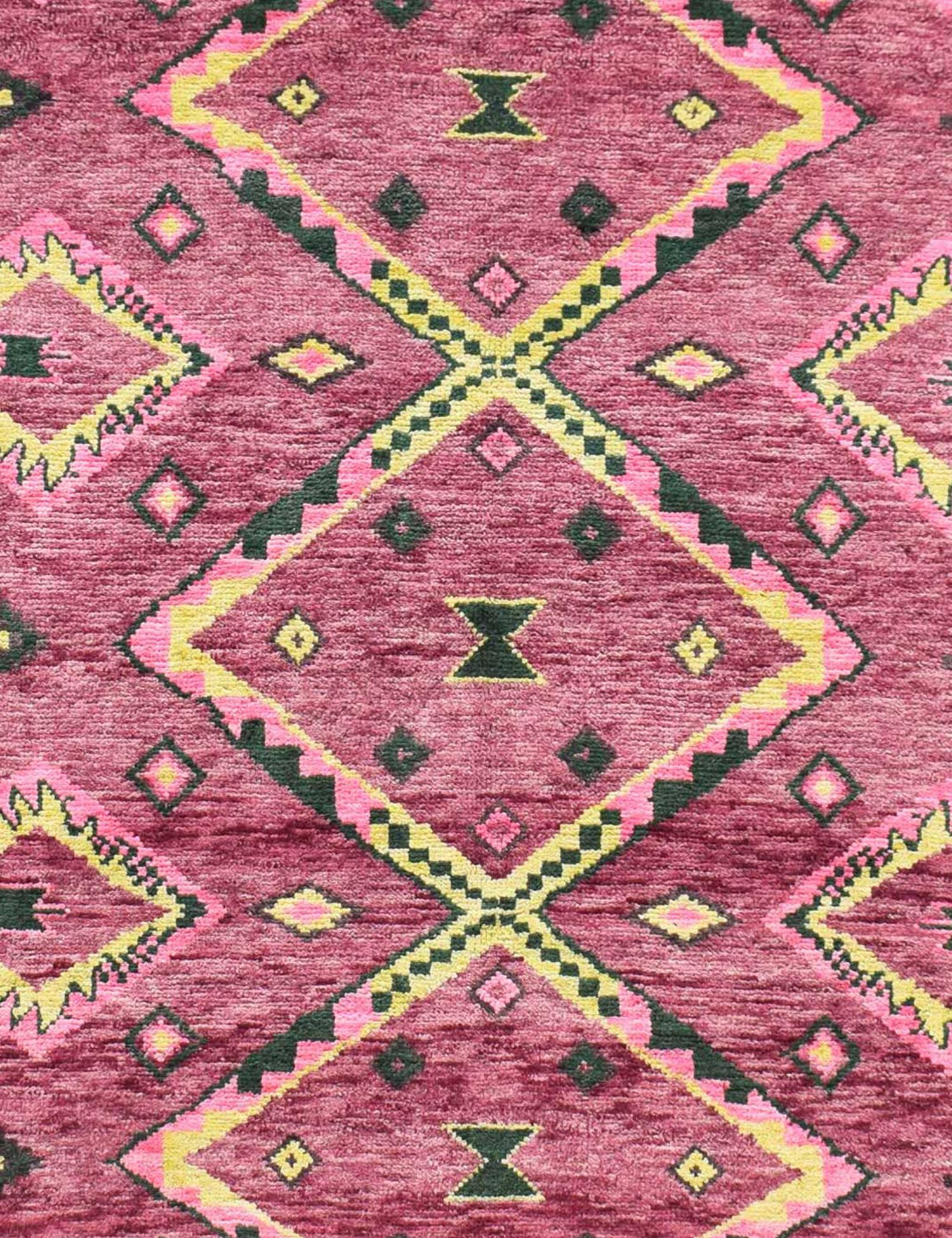 Tappeto Berber  rosa <br/>313 x 233 cm