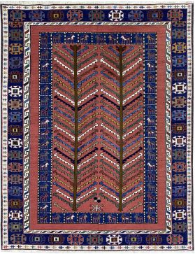 PERSIAN  KILIMS 195 x 138 multifarvet