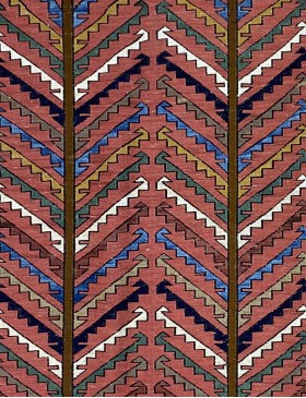 Multi kleur Perzië PERSIAN  KILIMS  195 x 138 cm