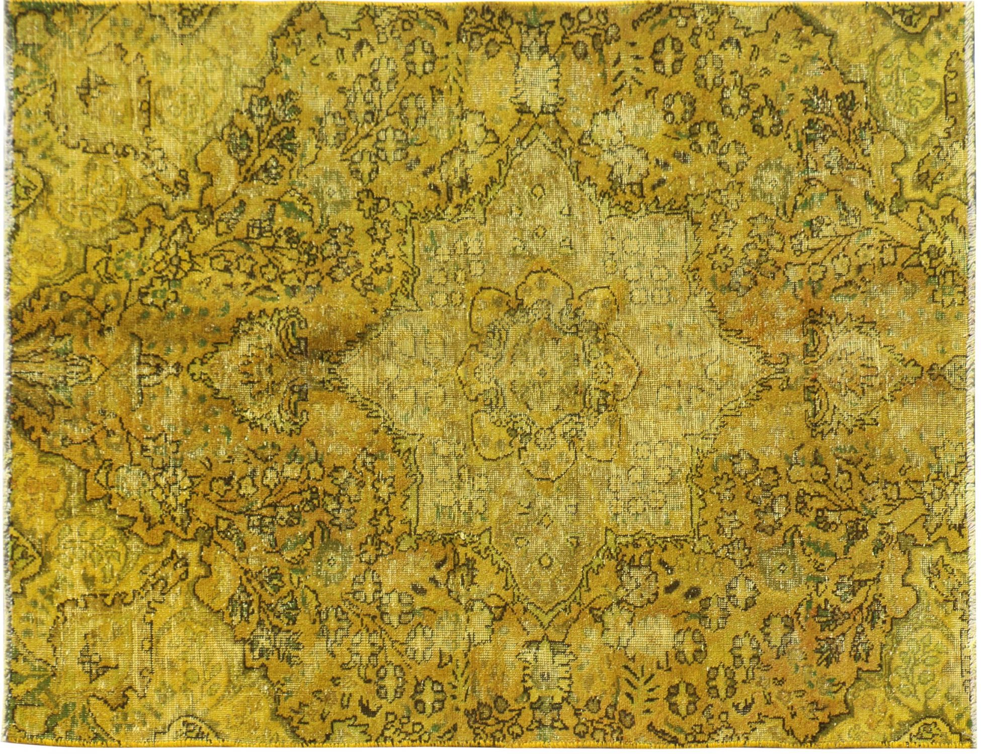 Vintage Carpet  yellow  <br/>196 x 133 cm
