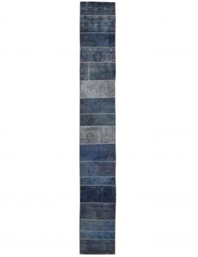 Patchwork Carpet 540 x 80 blue