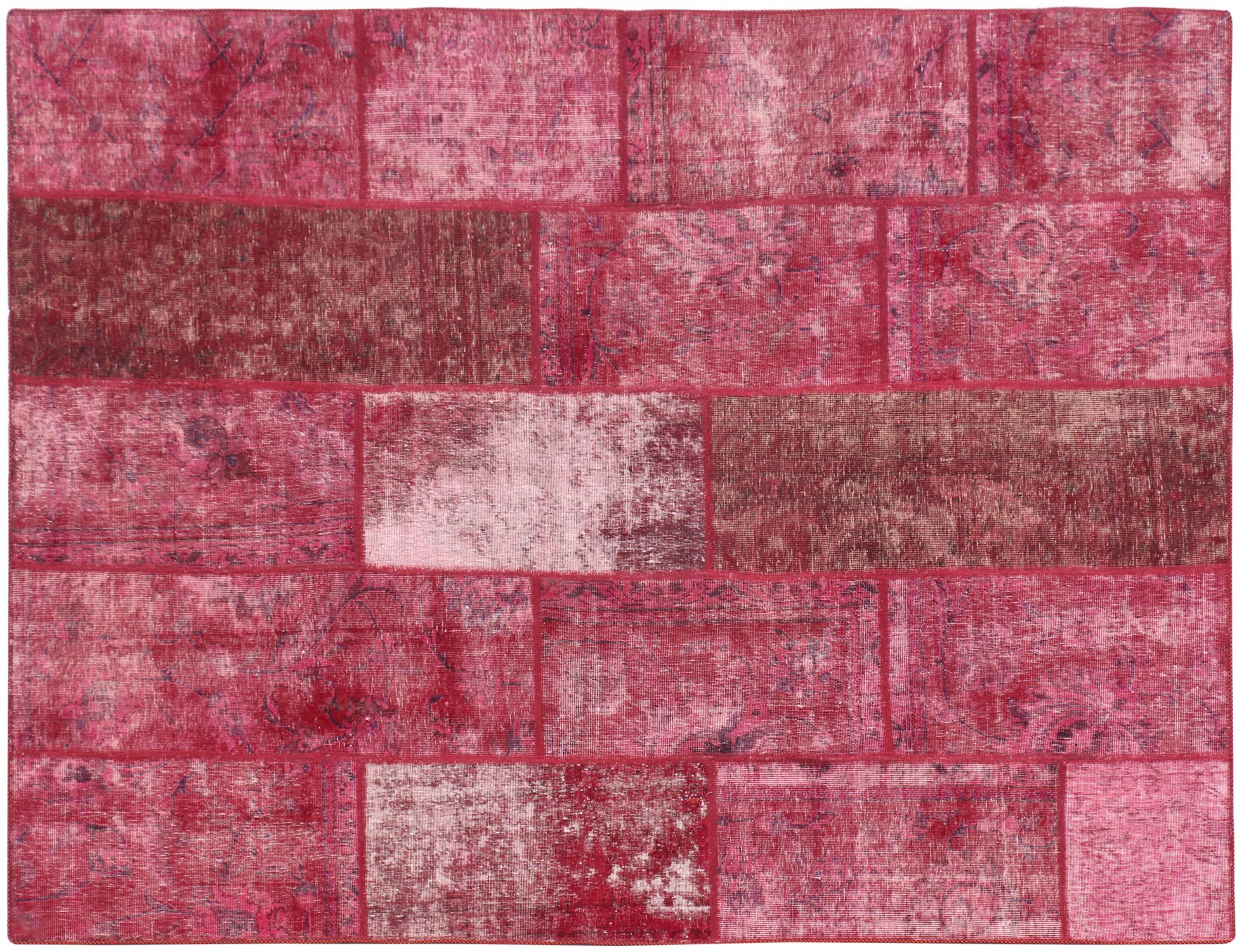 Tappeto Patchwork persiano  rosa <br/>246 x 176 cm