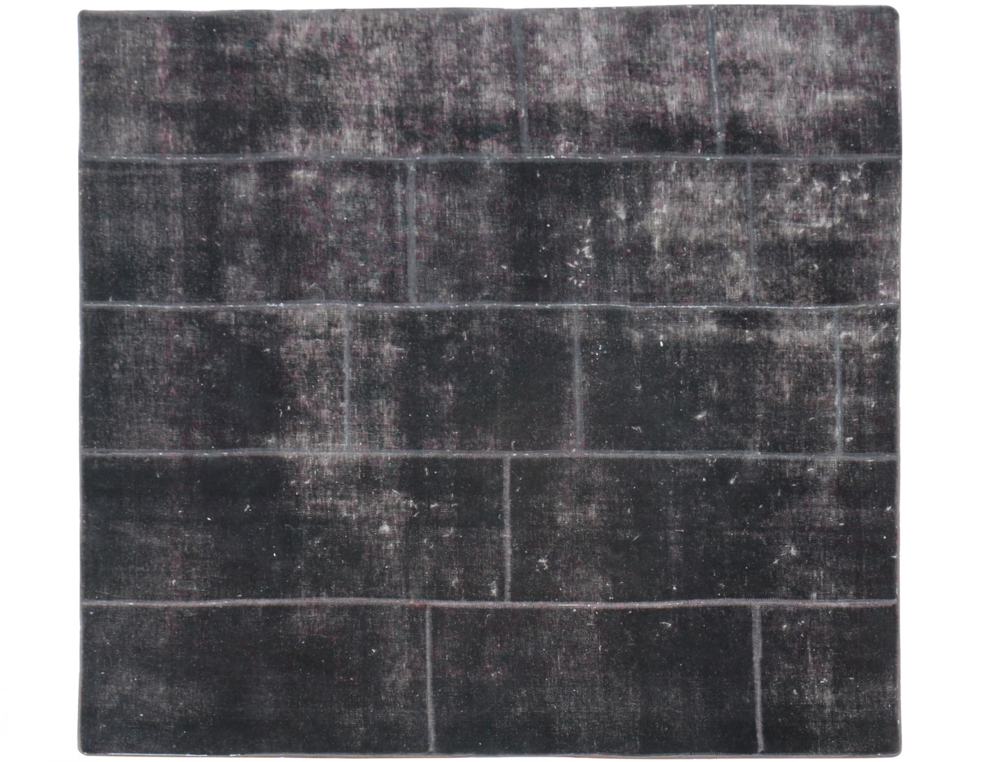 Tappeto Patchwork  nero <br/>230 x 230 cm