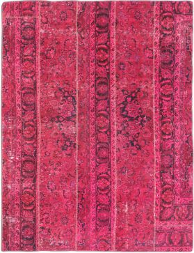 Patchwork Carpet 250 x 200 red 