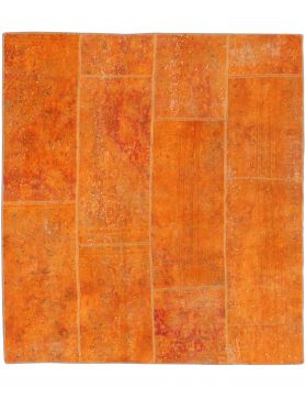 Tappeto Patchwork 200 x 200 arancione