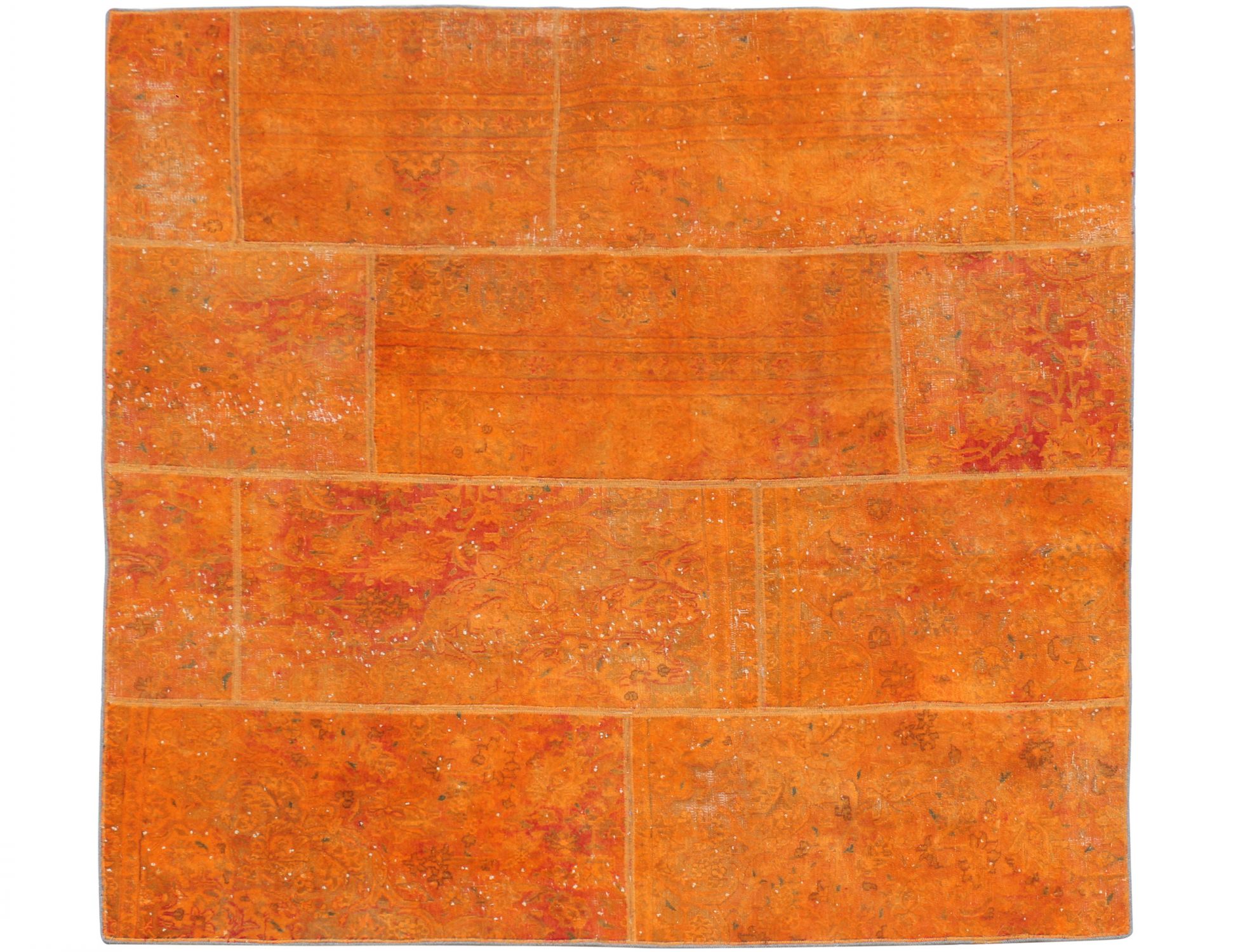 Tappeto Patchwork  arancia <br/>200 x 200 cm